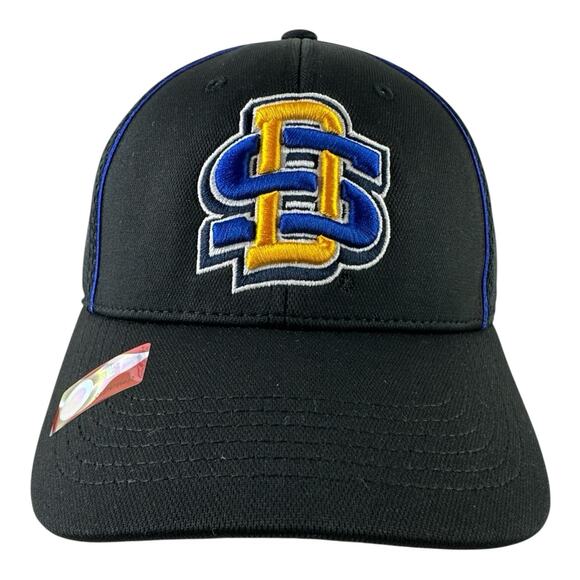 South Dakota State Jackrabbits Hat Cap Hook & Loop Black Mens Adjustable NCAA - Picture 1 of 6